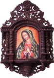 Baroque style Altarpiece - image Virgin with veil