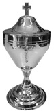 Pewter Ciborium - Crucifix detail