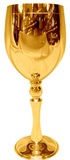 Calice classique - plaqu or 24 Kt