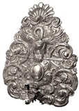 Placa Ornamental Porta Vela en Plata
