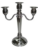 Candelabro Estilizado de Tres Velas