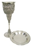 Beautiful Chalice + Paten (silver 925)