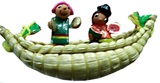Totora raft magnet