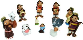 Nativity scene from Tarabuco