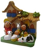 Andean nativity scene - House