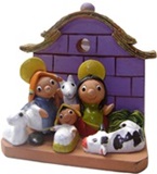 Andean nativity scene - Facade