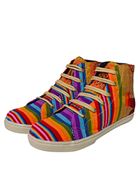 Multicolored sneakers for him and her