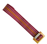 Burgundy belt