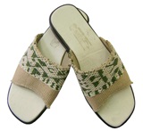 Green sandals