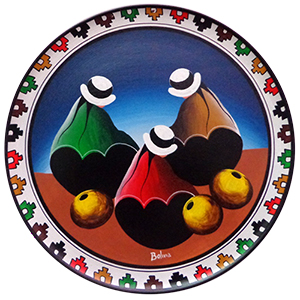 Large Wooden Plate
