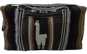 Medium Sized Travelling Bag Color Brown 