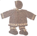 Conjunto de 3 piezas (3 meses) - Caf claro