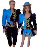 Blue Caporal Torero Suit for men