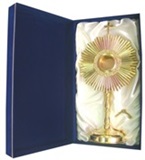 Gold plated Monstrance + Case Set