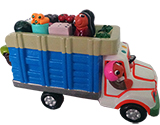 Truck with vegetables