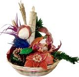 Center Piece - Gold Spikes