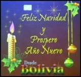 Feliz Navidad  Prospero A Nuevo desde Bolivia