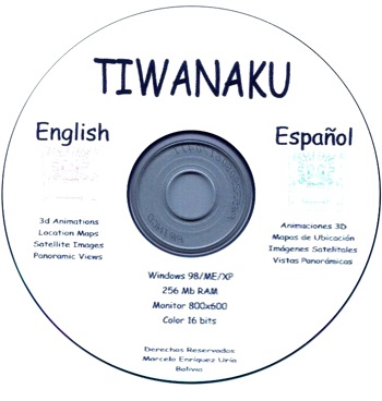 CD-ROM en 3D  Cultura Tiwanakota 
