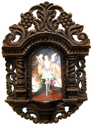 Retablo con Arcangel