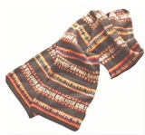 100% Alpaca Scarf- Black/Sayari