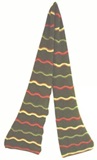 Jungle" scarf 100% Alpaca - green