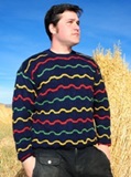 100% Alpaca Sweater- Multicolor Jungle