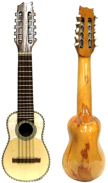 Semi-Professionelles Charango aus Perlmutt-Effekt