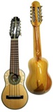 Round Soundhole Concert Charango with pick up - Naranjillo wood