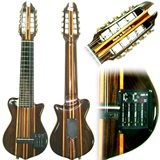 Electric professional charango - Jacaranda wood