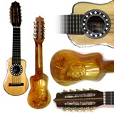 'Martinez'' Charango Profesional con Tallado Andino