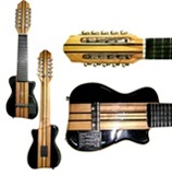 Charango lctrique en bois d bne