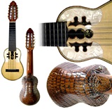 "Garcia" Concert Charango - Armadillo Carving