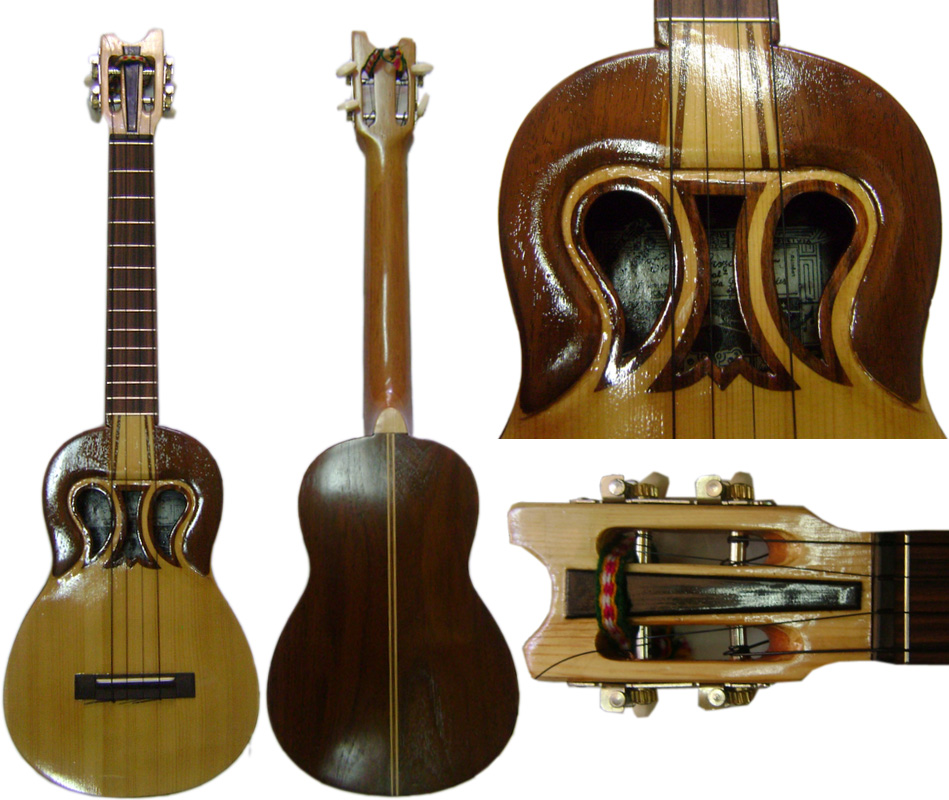 Venezuelan Cuatro - Butterfly Soundhole