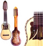 Charango Professionnel Imitation tatou - Rosace Papillon