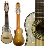 Charango proffessionel asymmetrical - Rosase arrondie