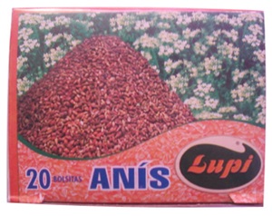 Lupi Anise Tea, 20 bags