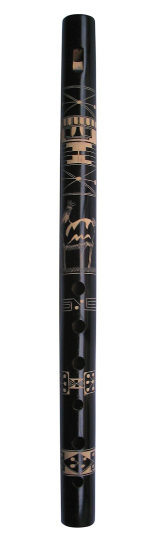 Pinquillo - blau, bemalt