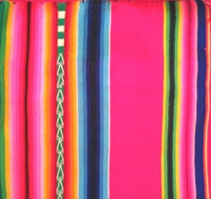 Bolivian Blanket (Frazada) - Punata - Fuchsia