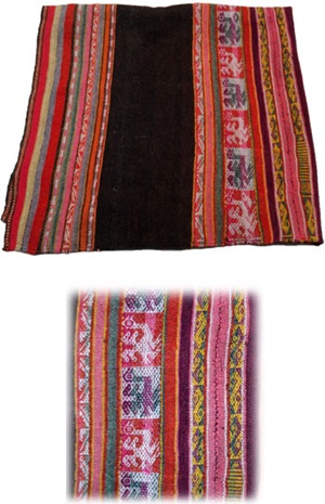 Bolivian Blanket (Frazada) - Tahua - Red