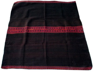 Bolivian Blanket (Frazada) - Arani - Burgundy
