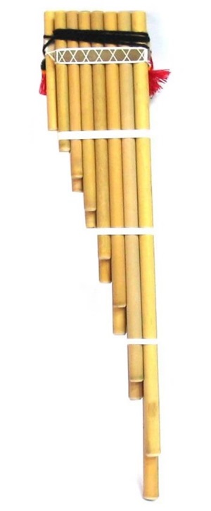le moyen de canalisations Produit un excellent son ambiphonique obsédant le mot Zampona Inspiré du nom donné à ce type de traditionnel Instrument dAmérique du Sud Antara du Pérou, double rangée 13 tuyaux 