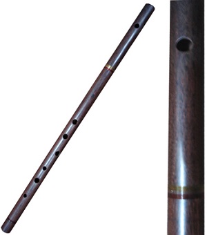 Flauta Traversa en madera Ocobolo