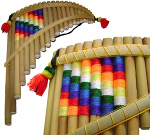 Pan Flute Wiphala - 23 Pipes