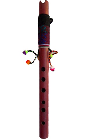 Quena en bois de violette avec Awayo