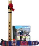 Set: Quena de Bamb + Funda de Awayo + Mtodo de Aprendizaje