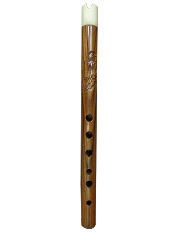 Quena sculpté avec embouchure désossée