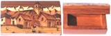 Coffret à bijoux en bois - paysage