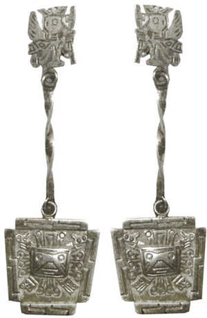 Aretes de Plata   Inti  