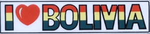 I love Bolivia
