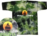 Polera verde  Bolivia  - estilo jaspeado